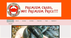 Desktop Screenshot of eating-crabs.com